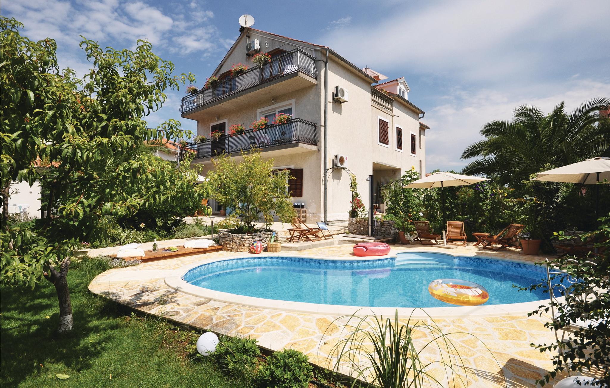 Awesome apartment in Vodice with 3 Bedrooms, WiFi and Outdoor swimming pool