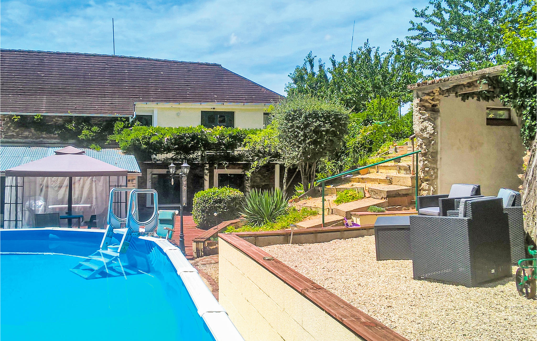 Beautiful apartment in La Coquille with WiFi, Private swimming pool and Outdoor swimming pool