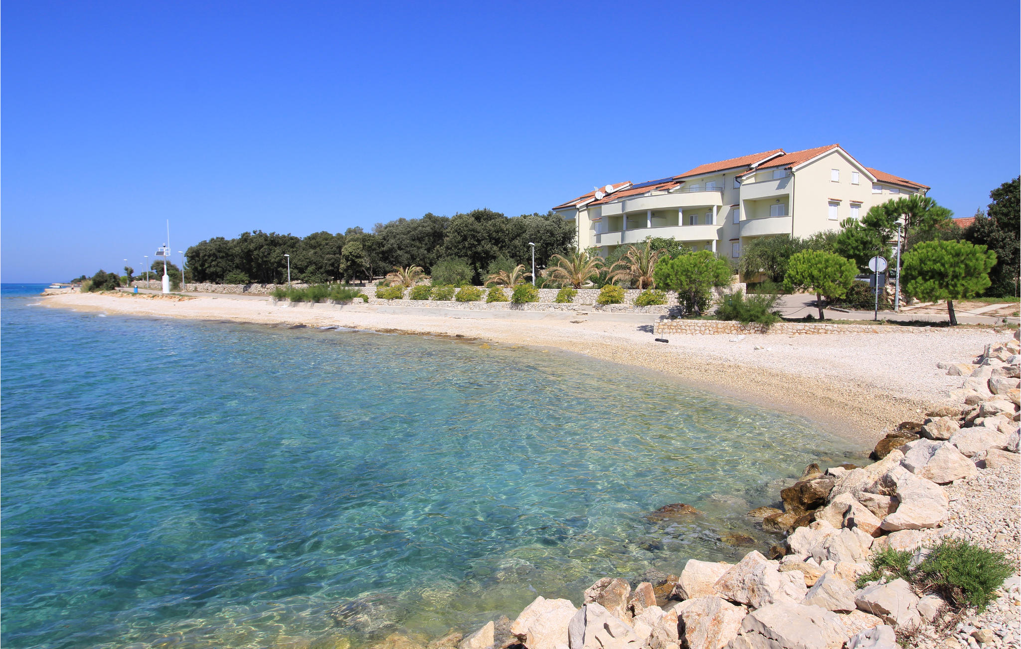 Awesome apartment in Mandre with 2 Bedrooms, WiFi and Indoor swimming pool