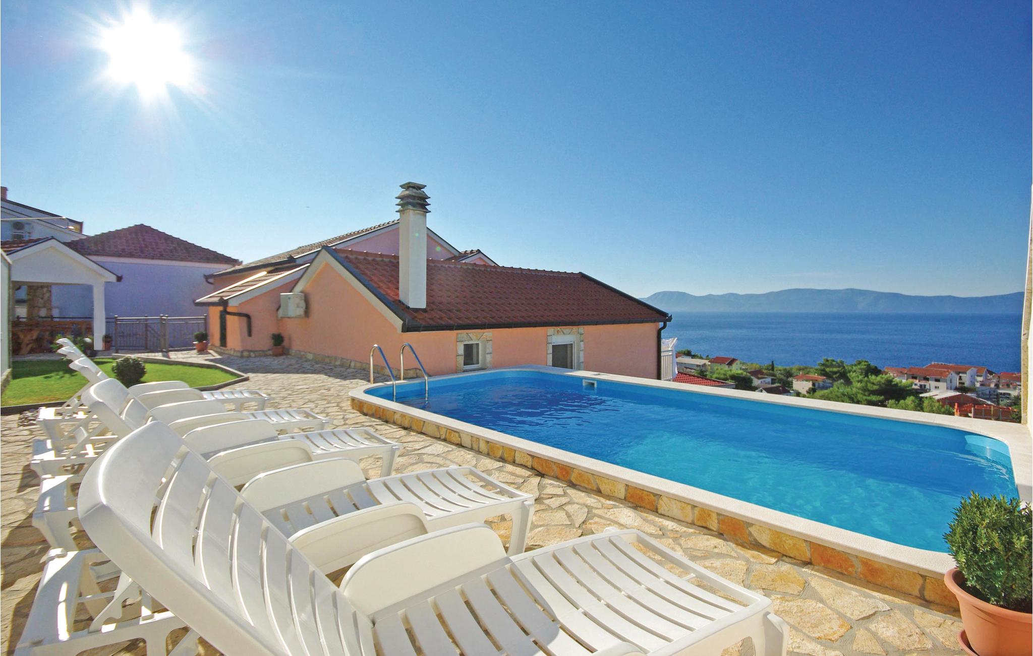 Beautiful apartment in Podaca with 1 Bedrooms, WiFi and Outdoor swimming pool