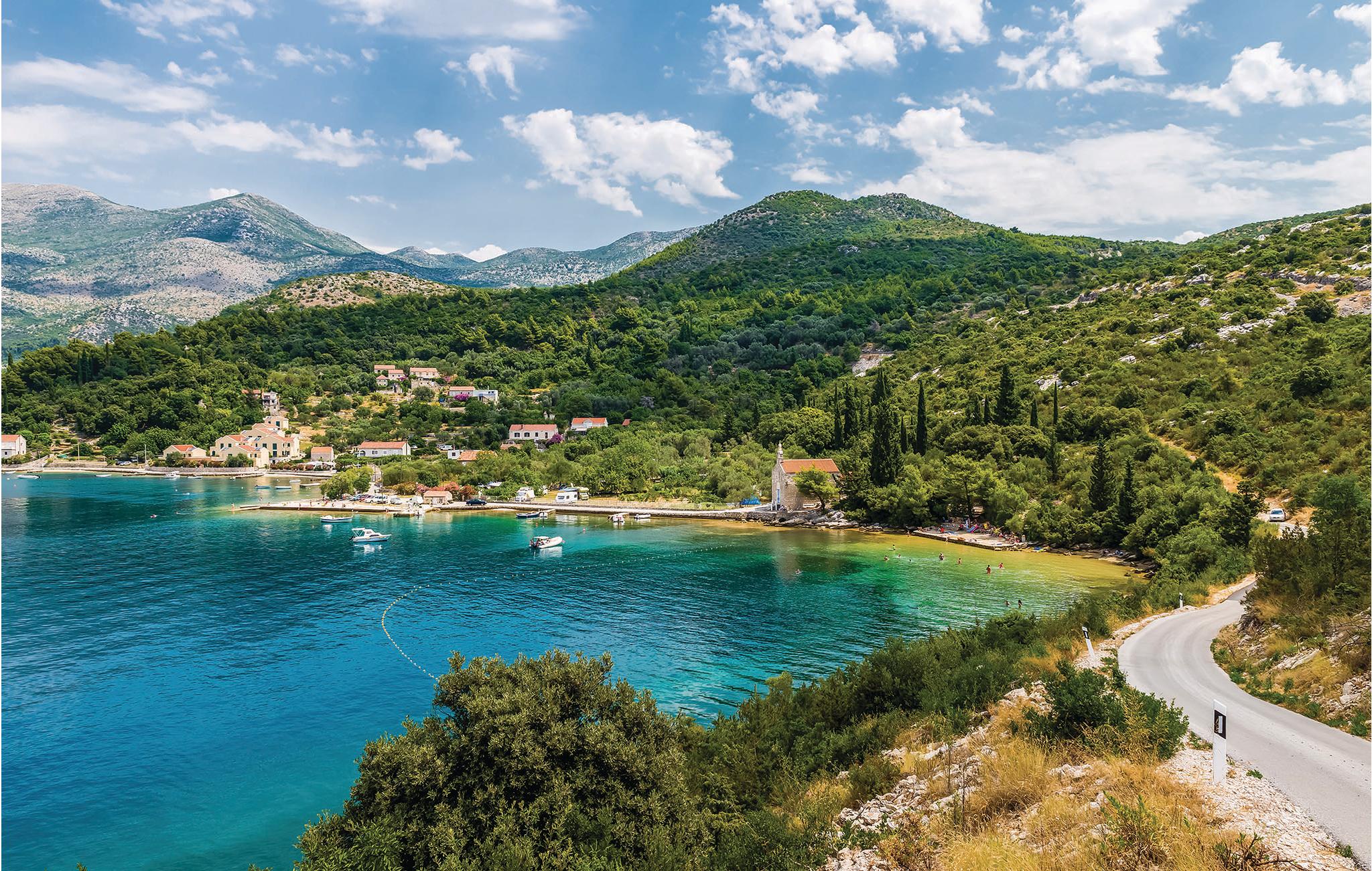 Stunning apartment in Slano with WiFi and 2 Bedrooms
