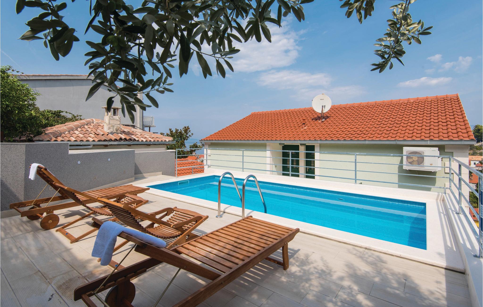 Nice apartment in Trpanj with 1 Bedrooms, WiFi and Outdoor swimming pool