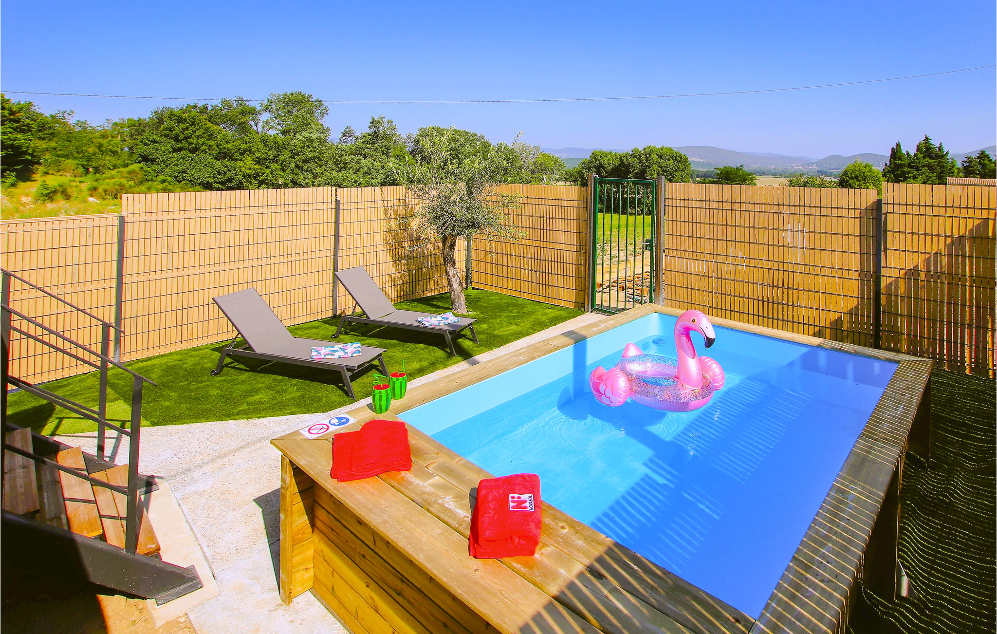 Awesome home in Montboucher sur Jabron with Outdoor swimming pool, WiFi and 2 Bedrooms