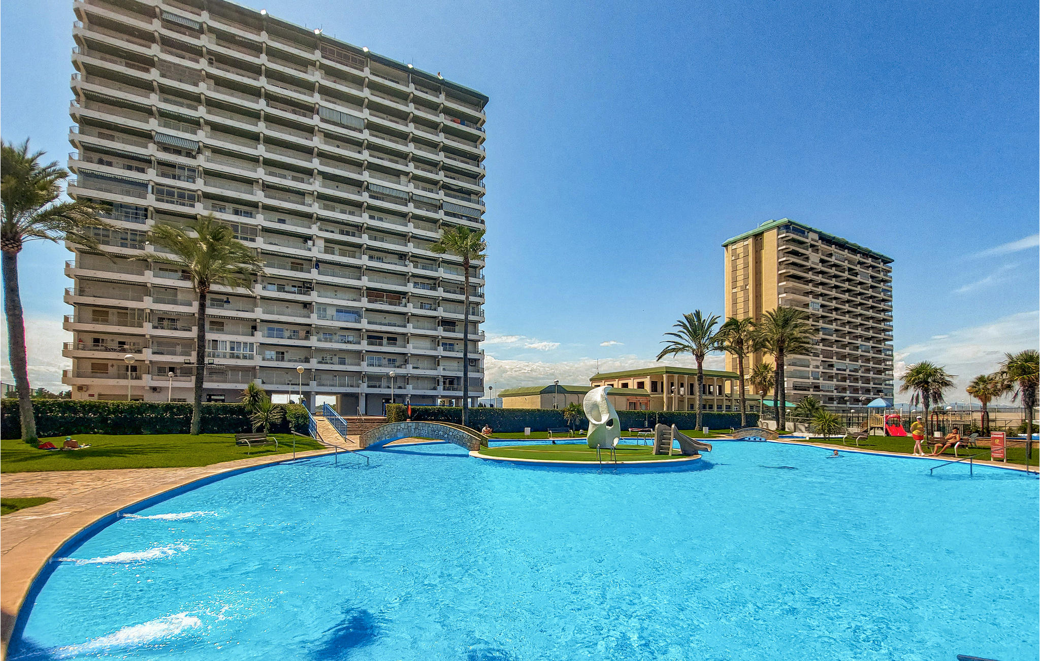 Amazing apartment in El Puig de Santa Maria with Outdoor swimming pool and 2 Bedrooms