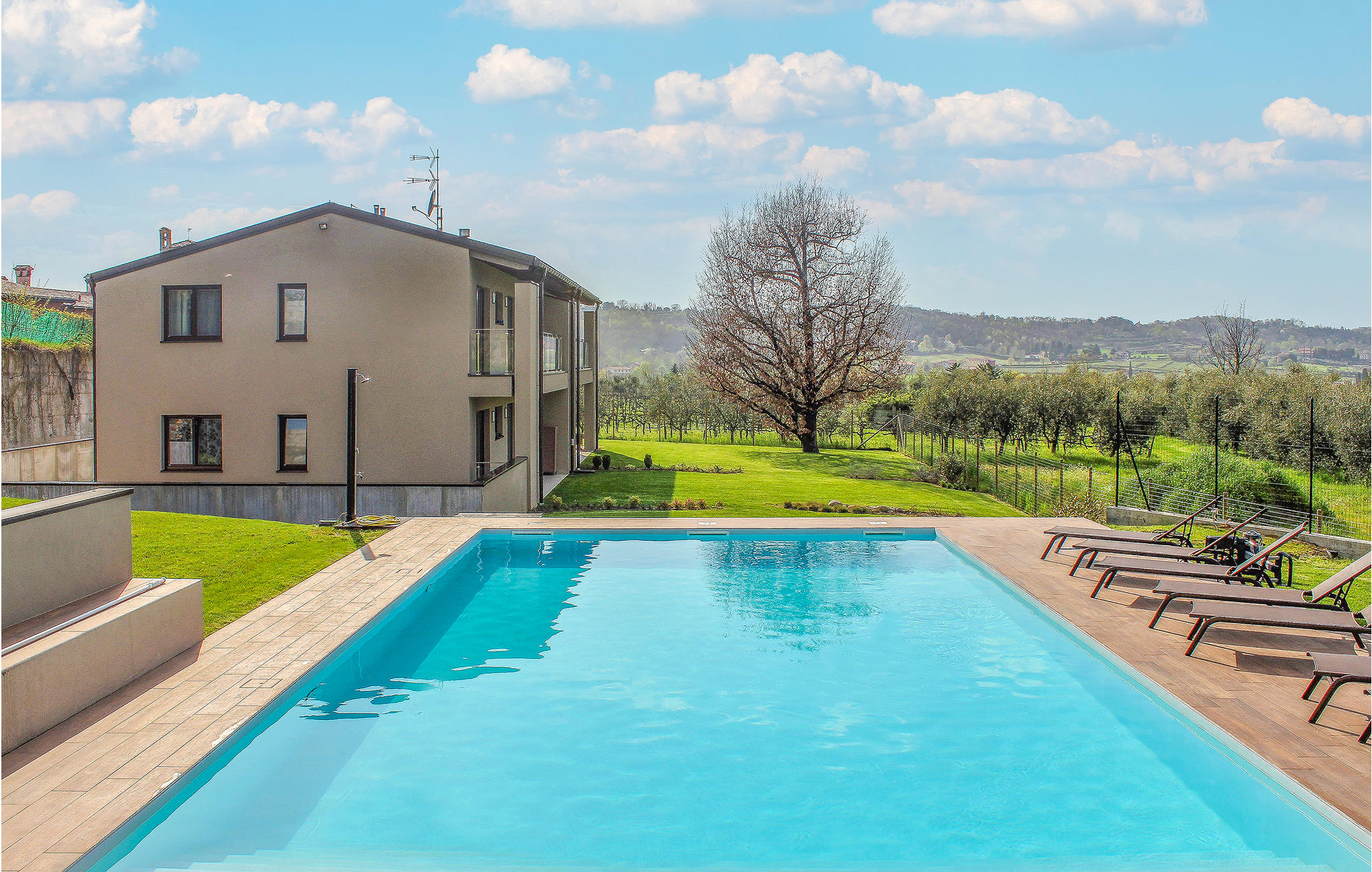 Nice apartment in Cazzago San Martino with 2 Bedrooms, WiFi and Outdoor swimming pool