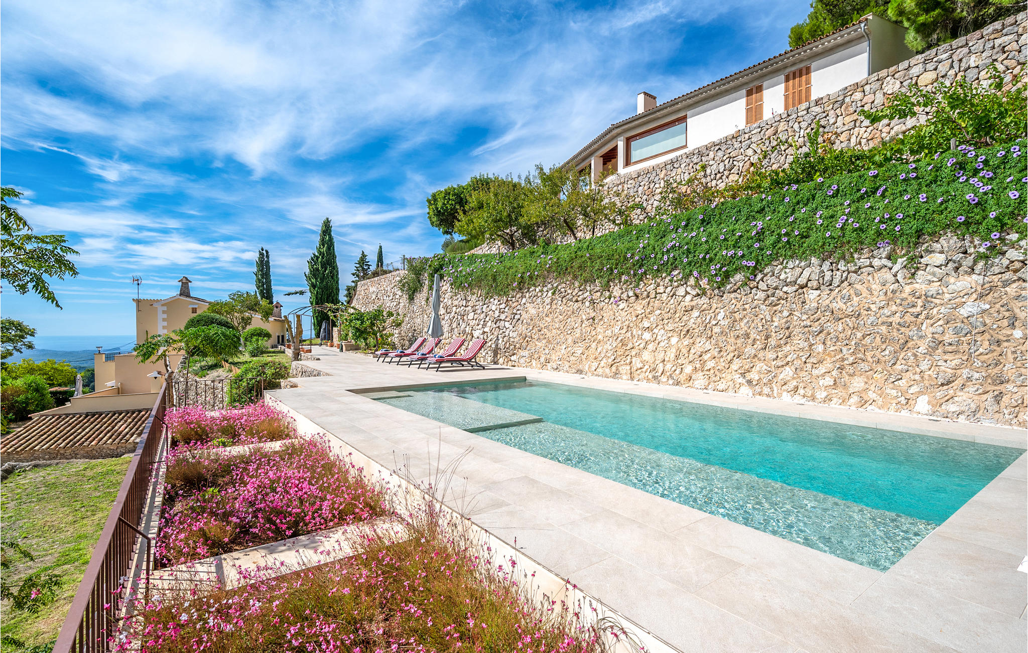 Awesome home in Puigpunyent with Outdoor swimming pool and 3 Bedrooms