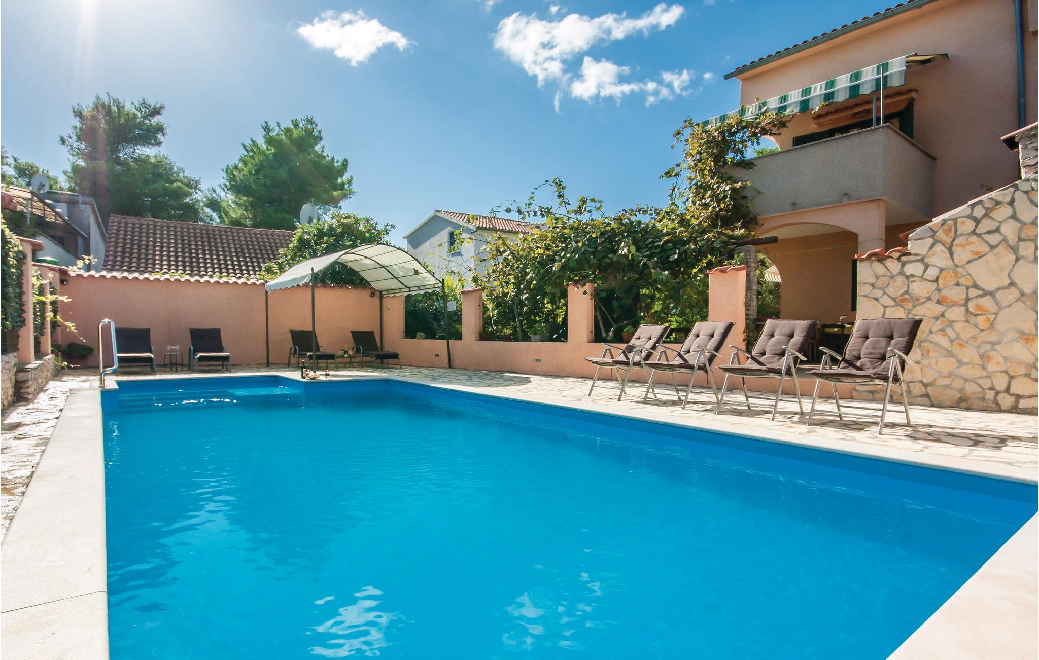 Awesome apartment in Jadrija with 1 Bedrooms, WiFi and Outdoor swimming pool