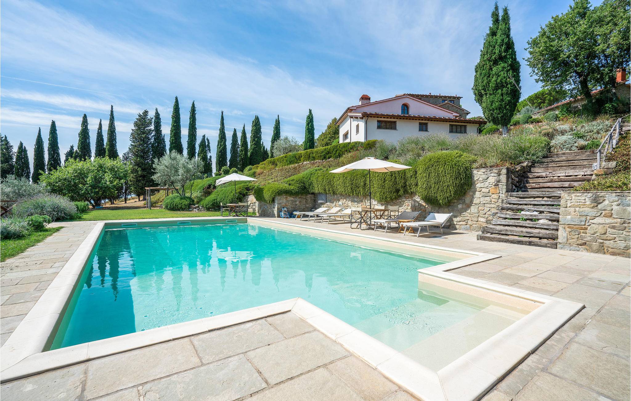 Stunning home in Loro Ciuffenna with 2 Bedrooms, WiFi and Outdoor swimming pool