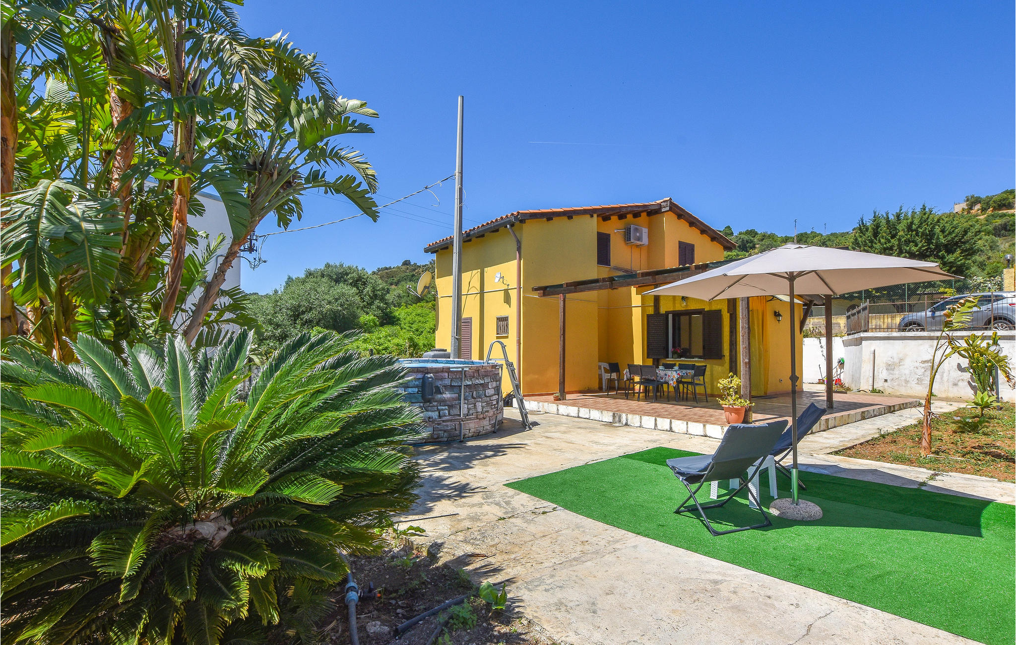 Beautiful home in Casteldaccia with Outdoor swimming pool, WiFi and Indoor swimming pool