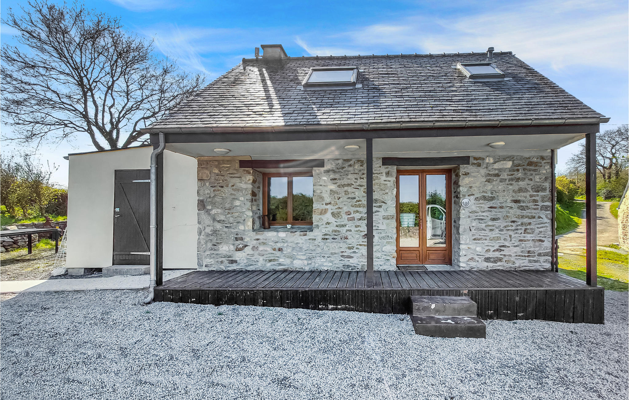 Awesome home in Lannéanou with WiFi and 1 Bedrooms