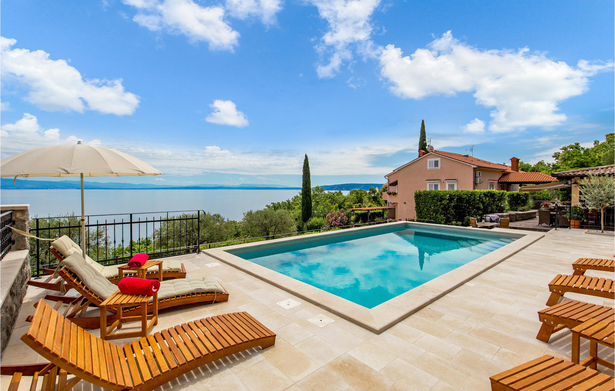 Awesome apartment in Moscenicka Draga with 1 Bedrooms, WiFi and Outdoor swimming pool