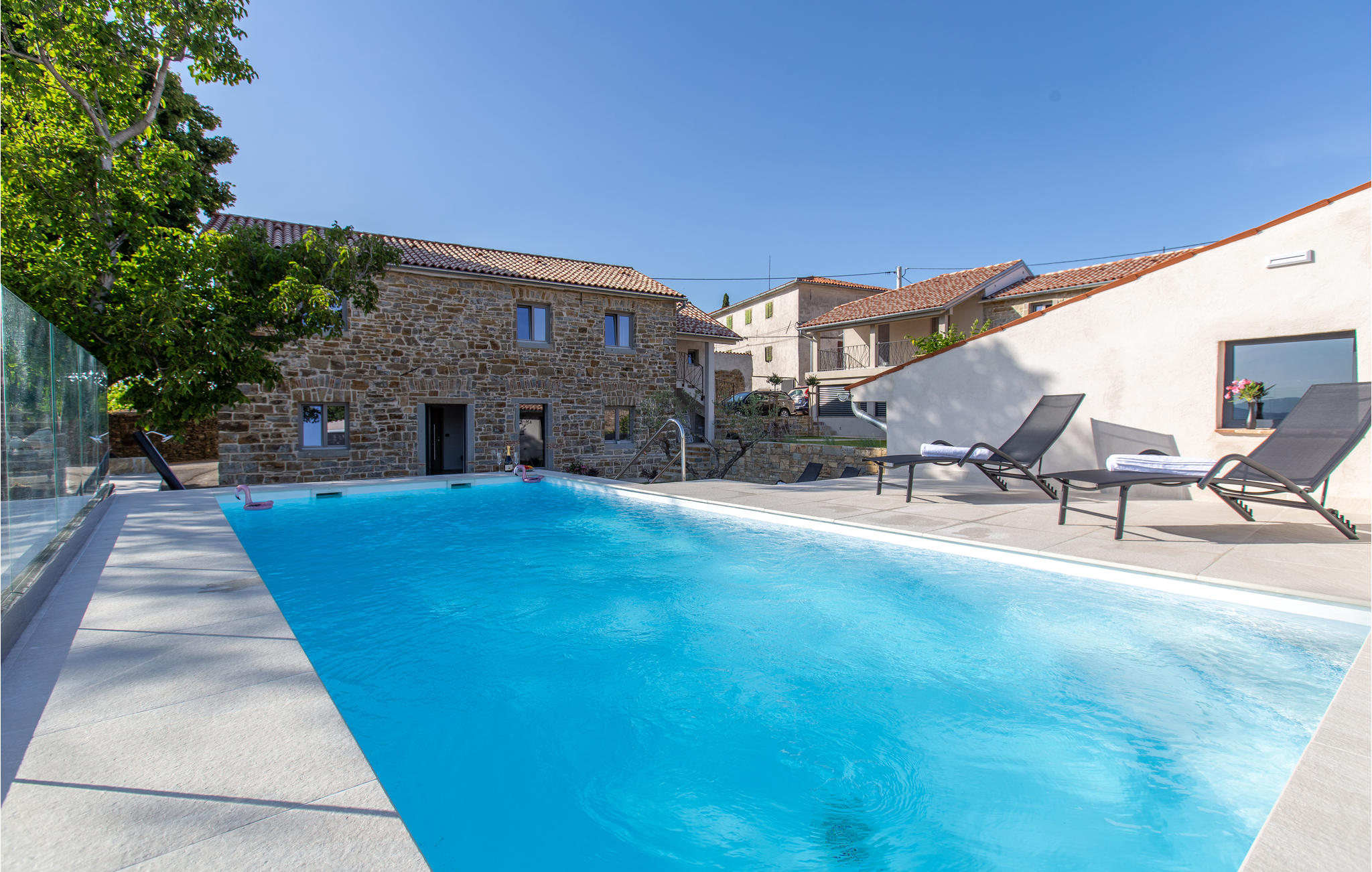 Nice home in Skofije with 7 Bedrooms, Private swimming pool and Outdoor swimming pool