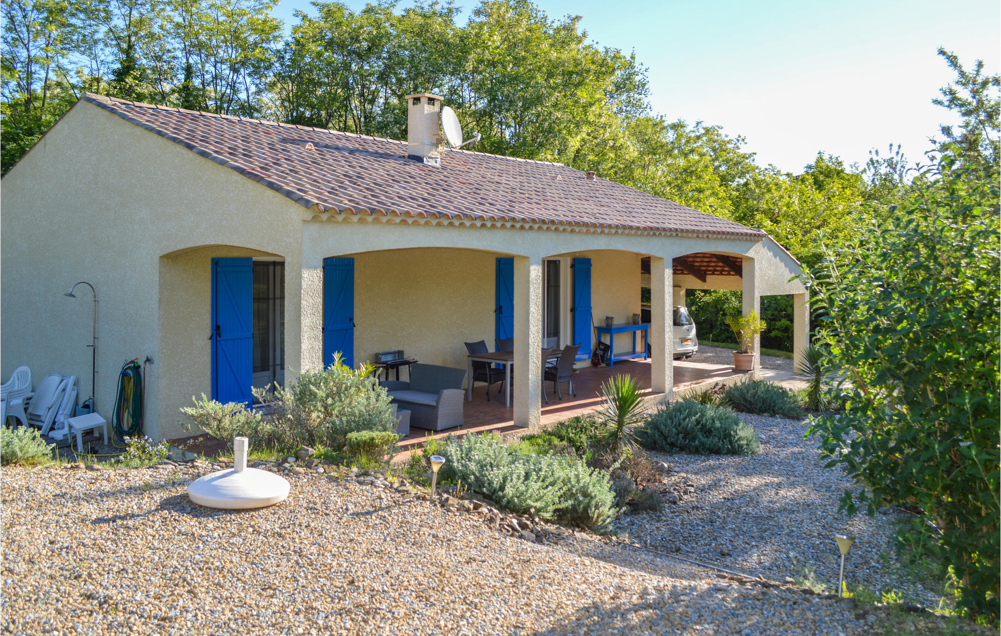 Beautiful home in Le Poujol sur Orb with 2 Bedrooms, Private swimming pool and Outdoor swimming pool