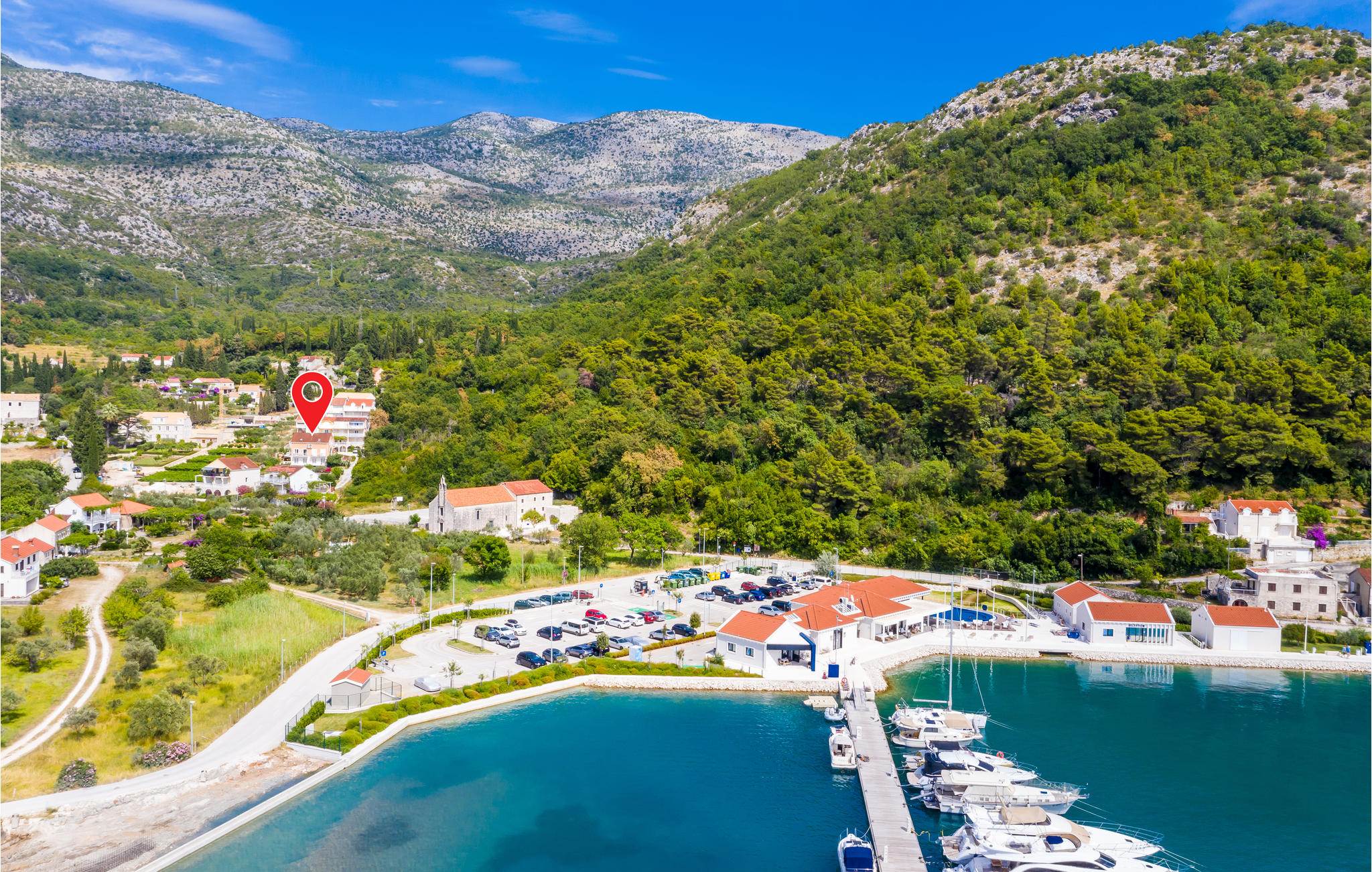 Beautiful apartment in Slano with 2 Bedrooms and WiFi