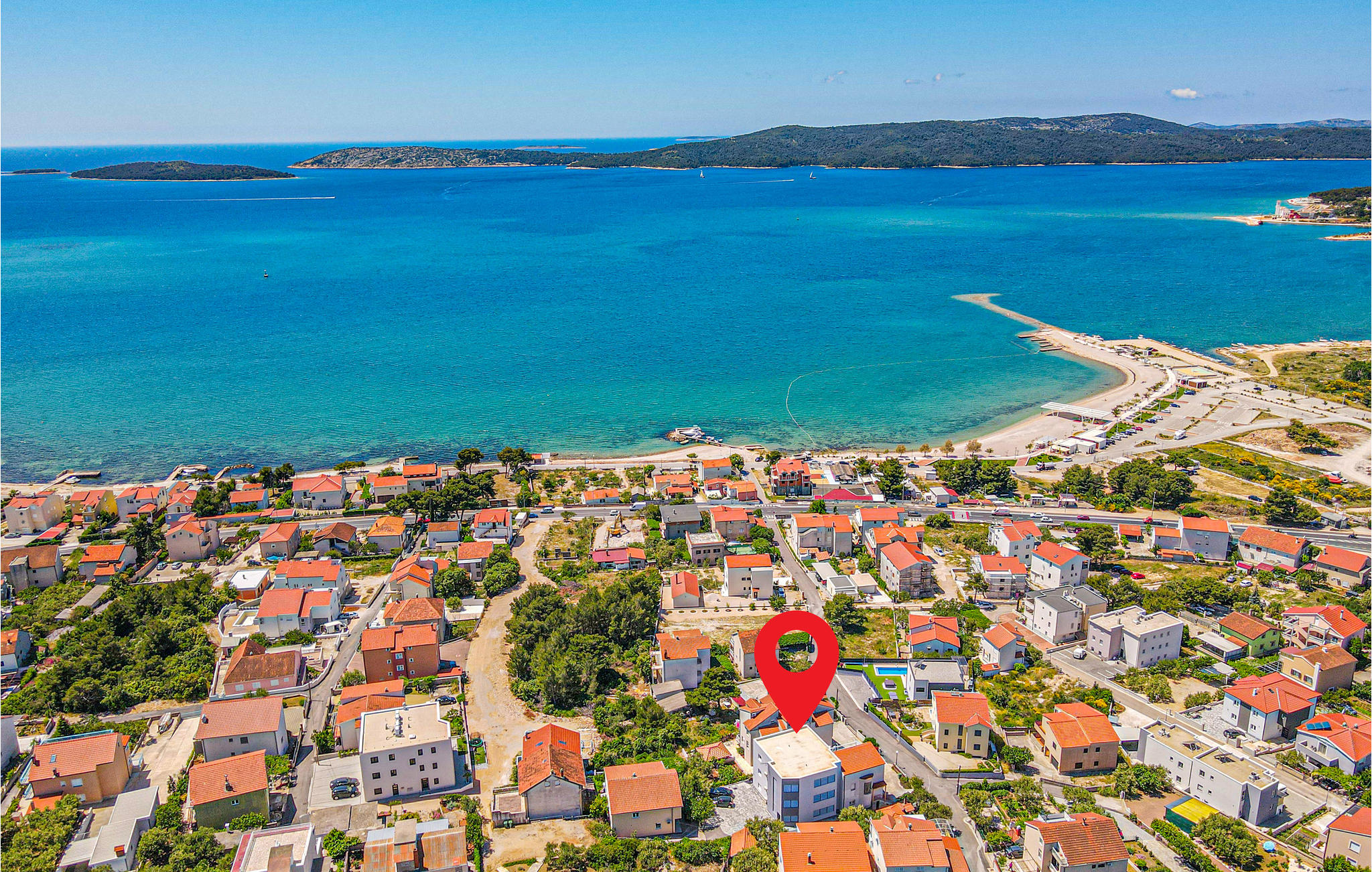 Awesome apartment in Brodarica with 1 Bedrooms and WiFi