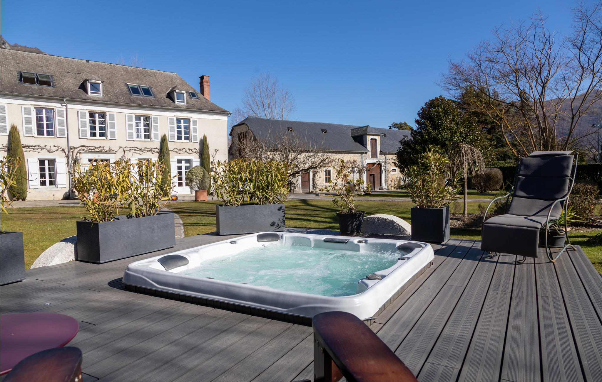 Nice home in Ayzac-Ost with Sauna, WiFi and Heated swimming pool