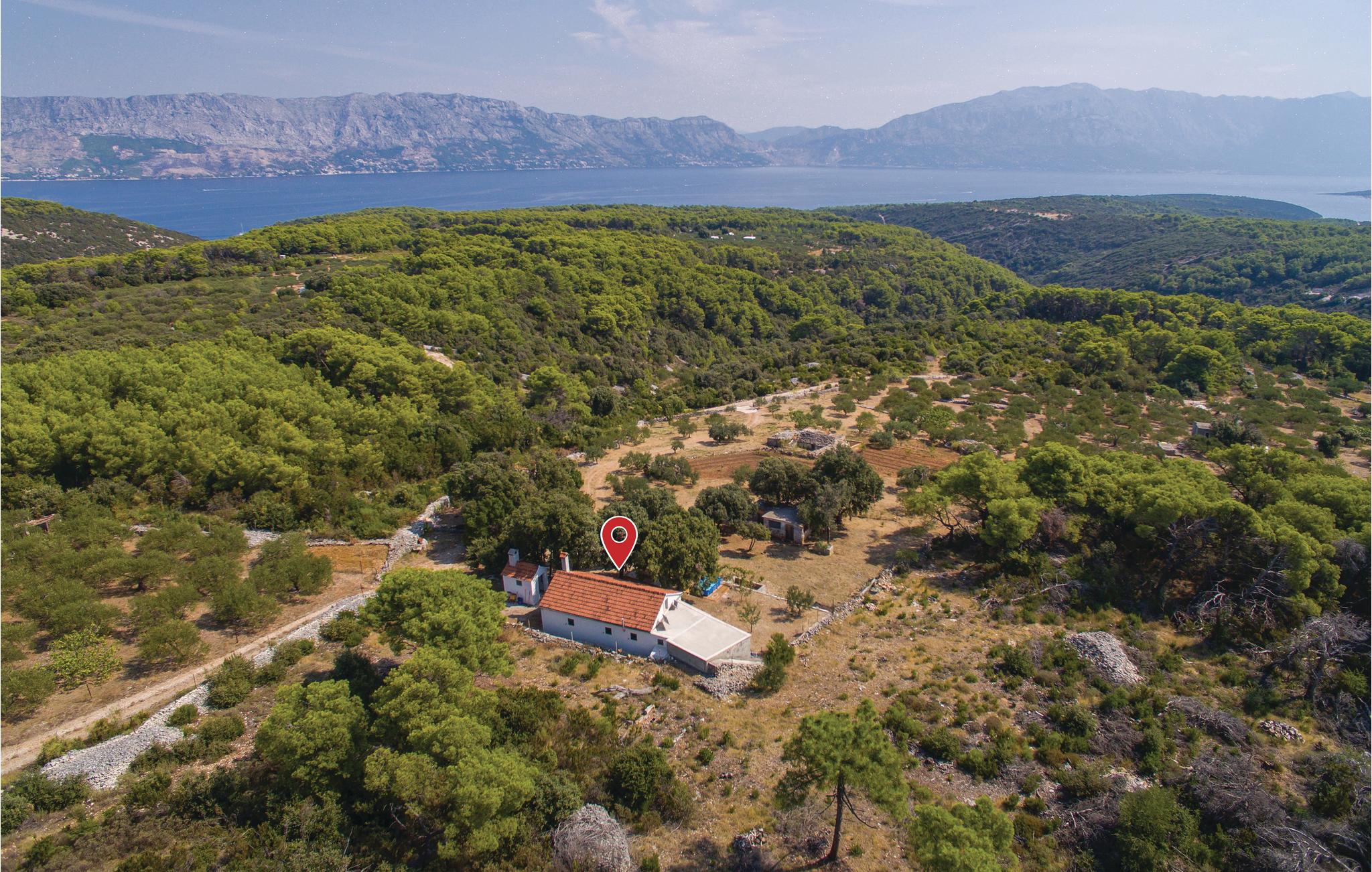 Awesome home in Pucisca with 1 Bedrooms, WiFi and Private swimming pool