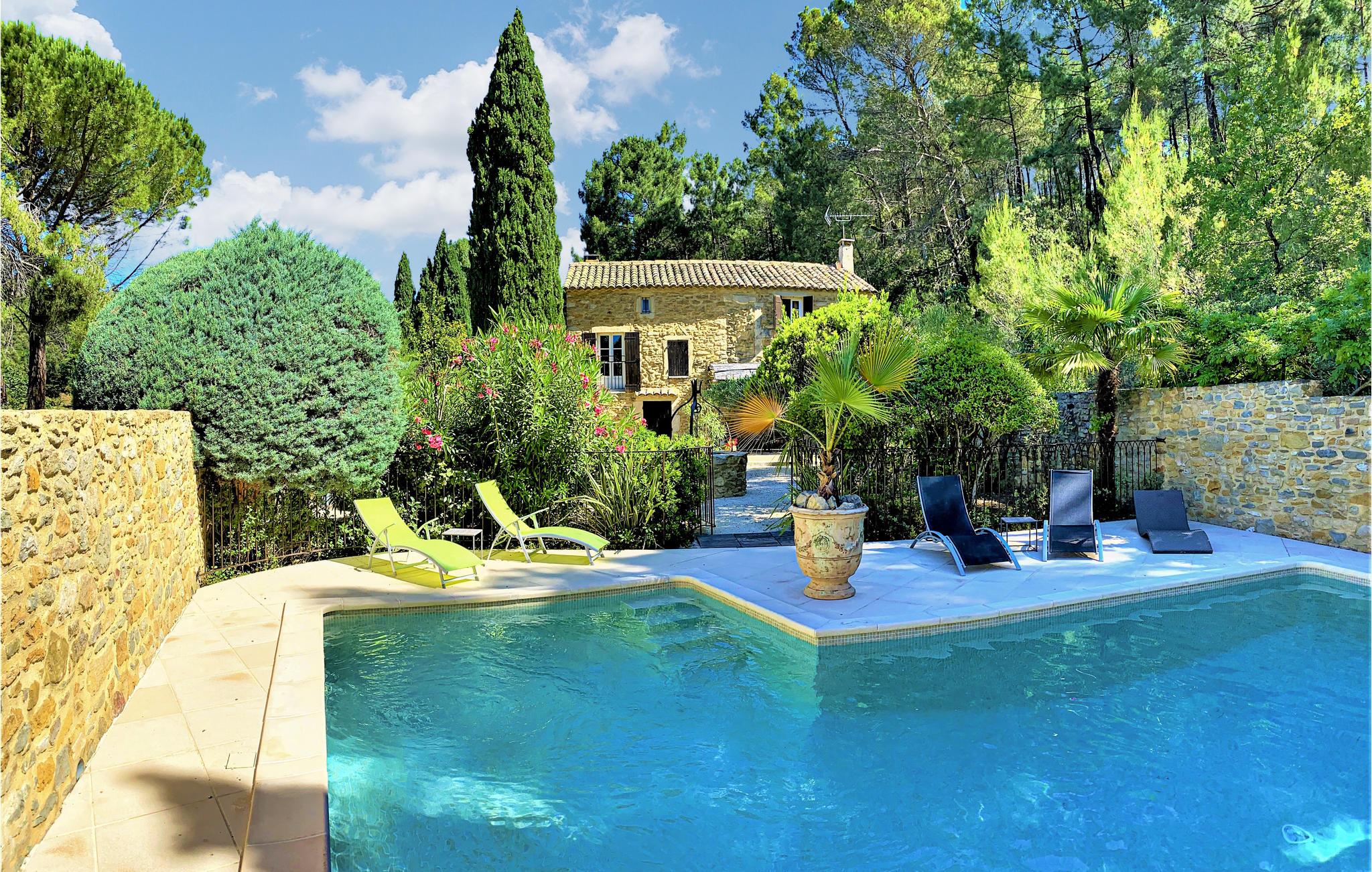 Amazing home in Sabran with Outdoor swimming pool, WiFi and Private swimming pool