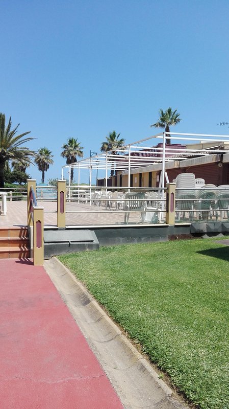 Two bedroom apartment on the beach with large terrace on the beach