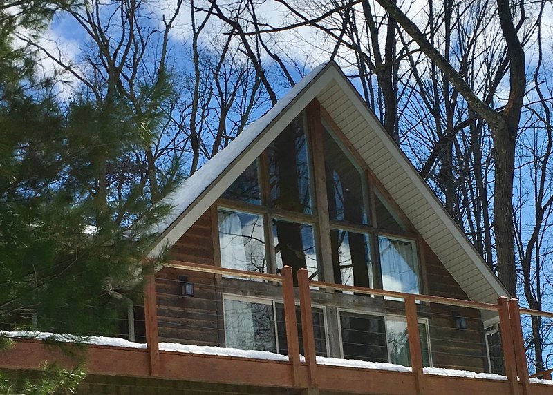 Cabin in woods of Lost River, West Virginia