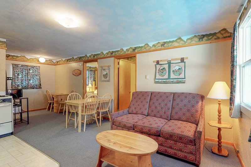 Cabin-like vacation rental with home comforts and shared hot tub - dogs welcome!