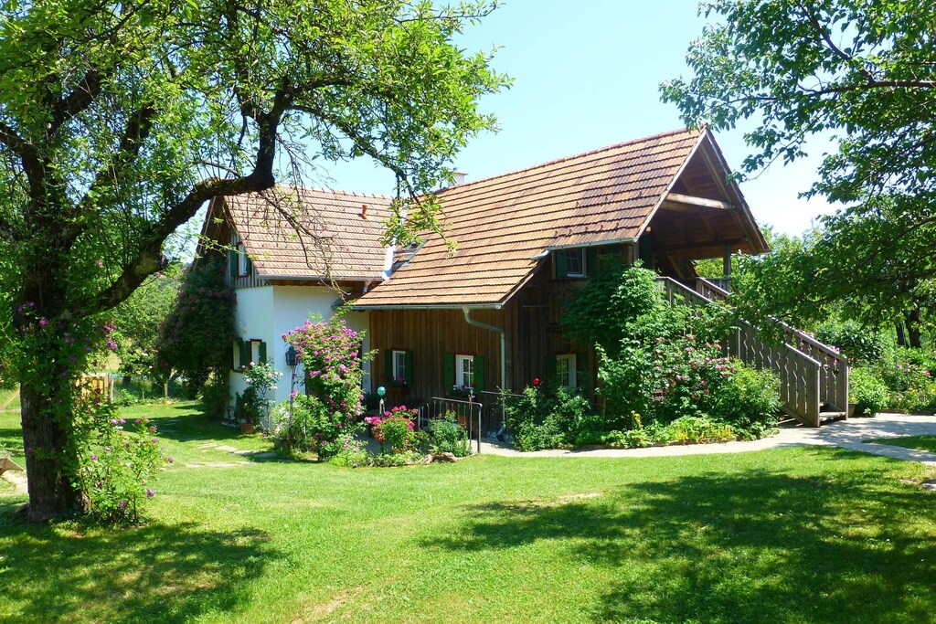An earthly paradise - country house in a romantic garden, family-friendly,  