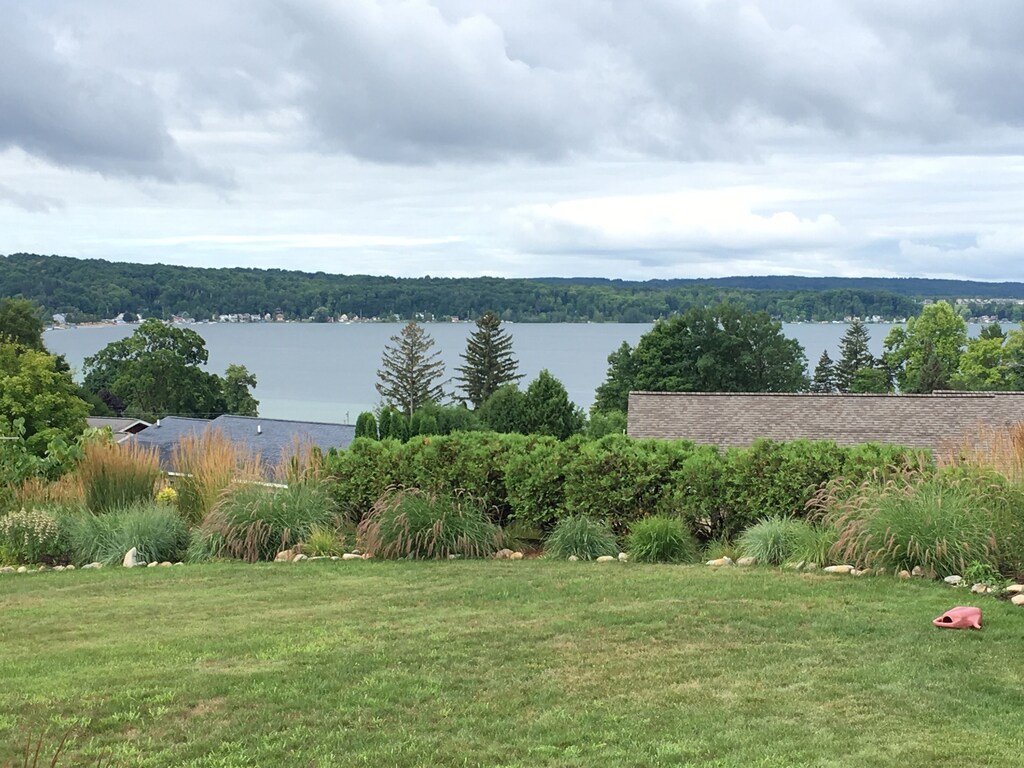 Spectacular panoramic views of Crystal Lake near downtown Beulah
