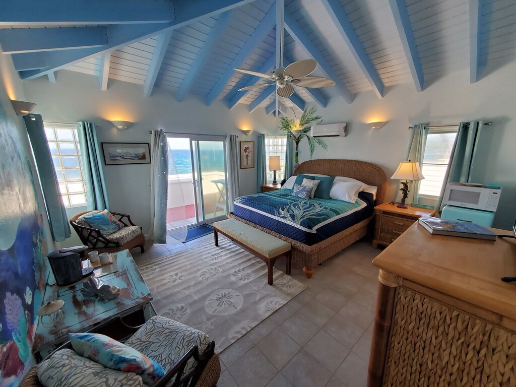 Dolphin King Luxury Room of Coral's Edge Bed & Breakfast, St Croix USVI