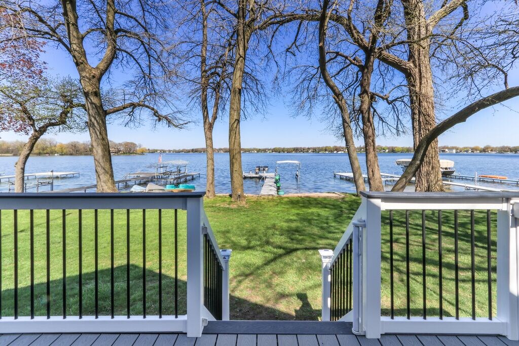 Amazing Lakefront on Powers Lake with private beach and a private pier!