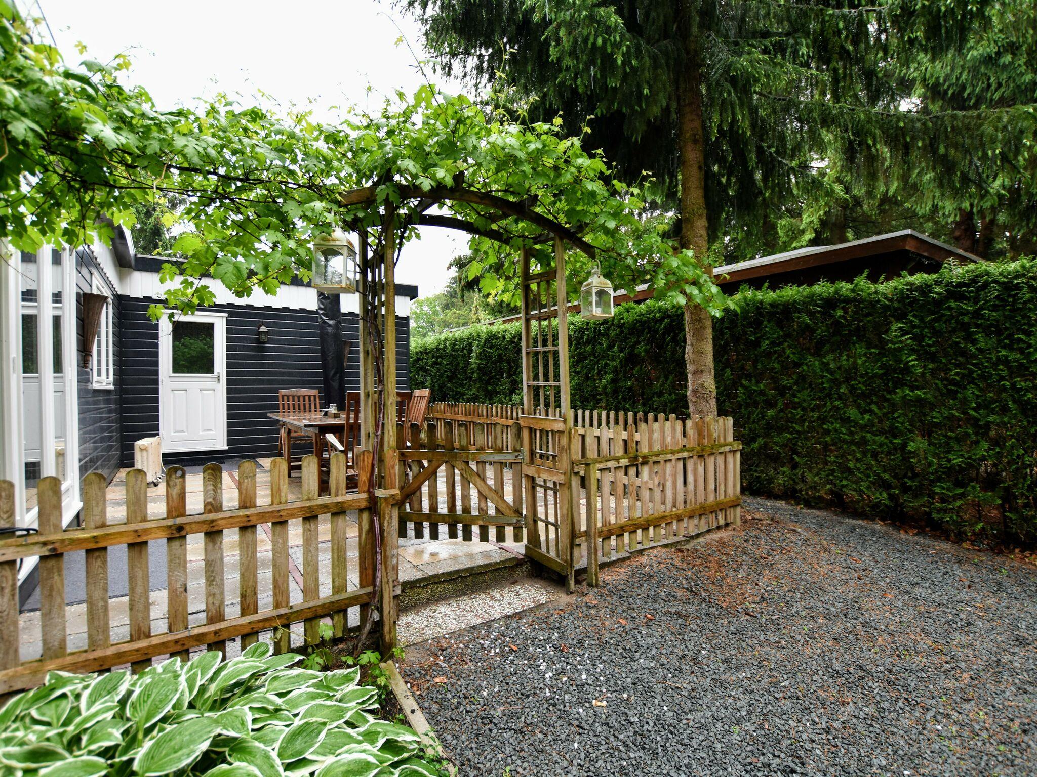 Pleasant chalet with a beautiful private garden featuring two terraces