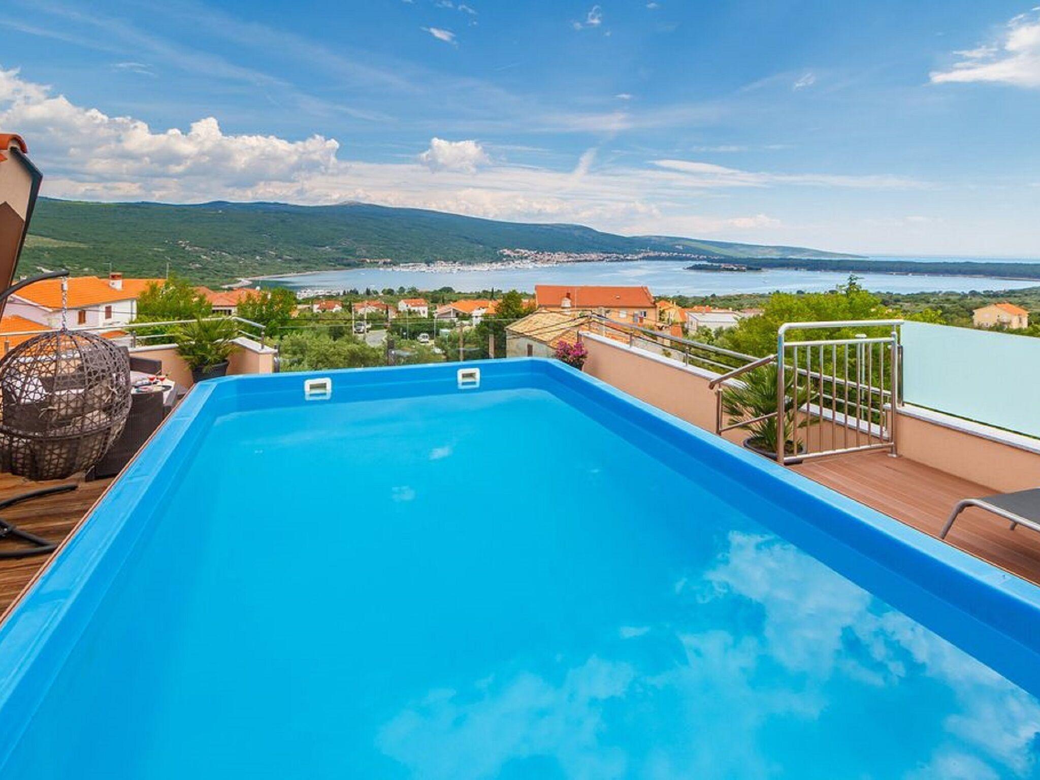 Seaview Villa in Kornic Kvarner with Outdoor Jacuzzi