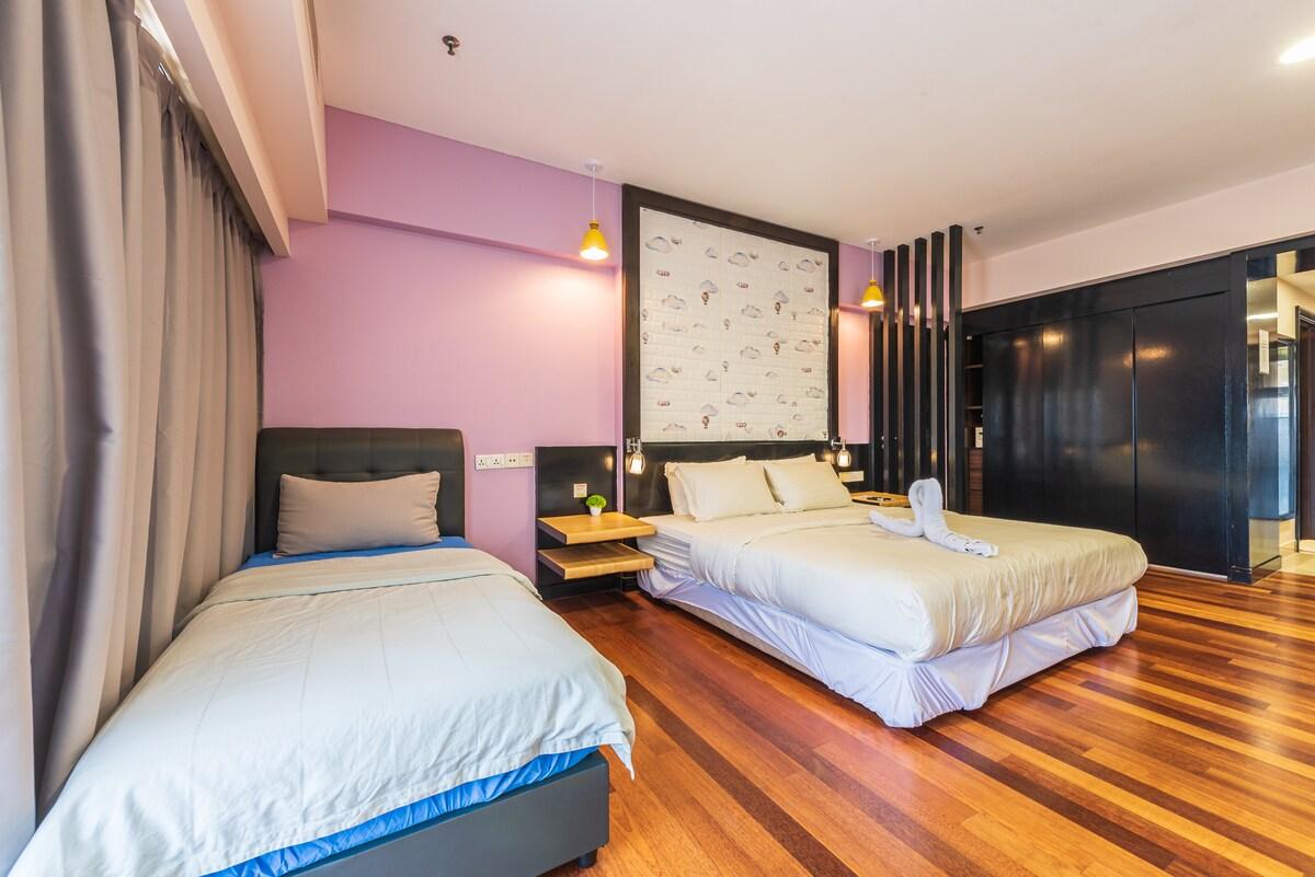 Sunway Suite De Miami @ Sunway Pyramid 4 Pax