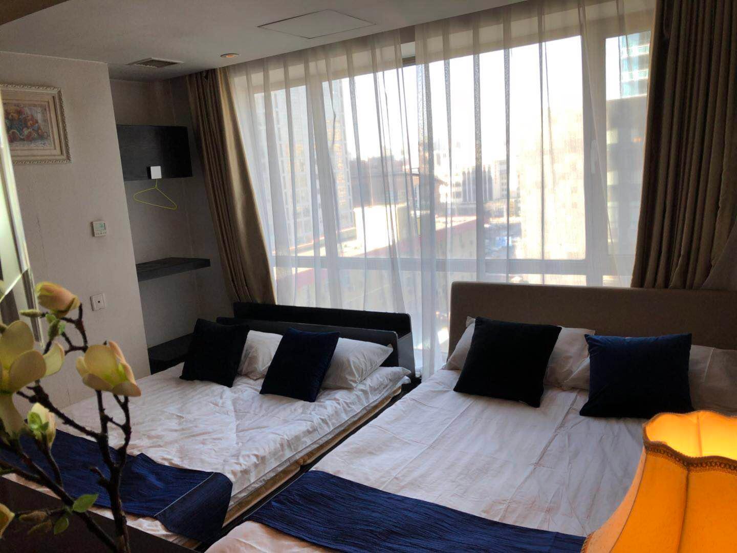 b-5 Beijing Chaoyang Guomao luxury room 2bed 4ppl