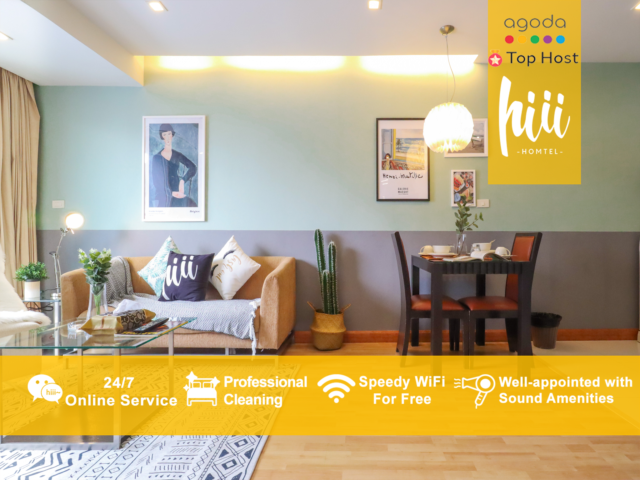 [hiii] Eustoma/60m2/Walk To BTS ThongLo/MRT-BKK166